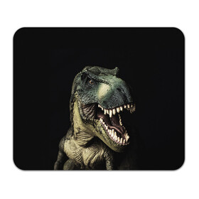 Коврик для мышки прямоугольный с принтом Динозавр T-Rex в Екатеринбурге, натуральный каучук | размер 230 х 185 мм; запечатка лицевой стороны | dino | dinosauria | t rex | ti rex | дино | динозавр | парк юрского | т рекс | ти рекс | чудовище | юрский период | ящер | ящерица