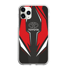 Чехол для iPhone 11 Pro Max матовый с принтом Toyota Driver team Red в Екатеринбурге, Силикон |  | Тематика изображения на принте: driver | driver team | racing | toyota | toyota team | гонки | тайота | тоёта | тойота