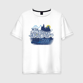 Женская футболка хлопок Oversize с принтом Гарри Поттер в Екатеринбурге, 100% хлопок | свободный крой, круглый ворот, спущенный рукав, длина до линии бедер
 | fantasy | gryffindor | harry potter | vdsvar | warner bros. | гарри поттер | фэнтэзи