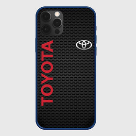 Чехол для iPhone 12 Pro с принтом TOYOTA | ТОЙОТА (Z) в Екатеринбурге, силикон | область печати: задняя сторона чехла, без боковых панелей | 2020 | alphard | auto | camry | corolla | highlander | hilux | land cruiser 200 | prado | rav4 | sport | supra | toyota | tundra | авто | автомобиль | автомобильные | альфард | бренд | камри | марка | машины | спорт | тойота