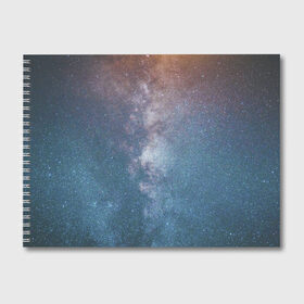Альбом для рисования с принтом Космос в Екатеринбурге, 100% бумага
 | матовая бумага, плотность 200 мг. | авиация | астрономия | воздухоплавания | градиент | звездная | звезды | космическое пространство | космонавтика | космос | маска | млечный путь | наса | небо | созвездия | черная дыра
