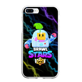 Чехол для iPhone 7Plus/8 Plus матовый с принтом BRAWL STARS SPROUT в Екатеринбурге, Силикон | Область печати: задняя сторона чехла, без боковых панелей | 8 bit | brawl stars | brawl stars sprout | crow | leon | leon shark | max | mr.p | sally leon | shark | sprout | tara | werewolf leon | берли | бравл старс | ворон | макс | оборотень | спроут | тара