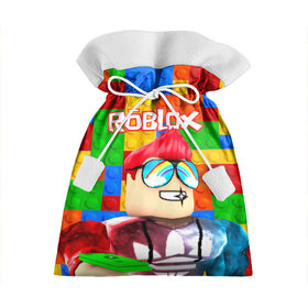 Подарочный 3D мешок с принтом ROBLOX [3] в Екатеринбурге, 100% полиэстер | Размер: 29*39 см | Тематика изображения на принте: box | lego | minecraft | roblox | роблокс