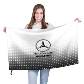 Флаг 3D с принтом Mercedes-Benz в Екатеринбурге, 100% полиэстер | плотность ткани — 95 г/м2, размер — 67 х 109 см. Принт наносится с одной стороны | amg | mercedes | mercedes значок | mercedes лого | mercedes марка | амг | бенц | лого автомобиля | логотип мерседес | мерин | мерс | мерседес | мерседес бенз | мерседес лого | мерседес эмблема