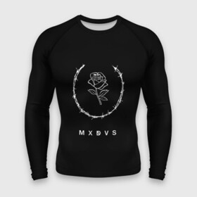 Мужской рашгард 3D с принтом MXDVS в Екатеринбурге,  |  | +32 | 32 | logo | mxdvs | бренд | бренд mxdvs | бренловые картинки | лого | лого mxdvs | логотип | логотип mxdvs | мхдвс | прикольные картинки | роза | шипы