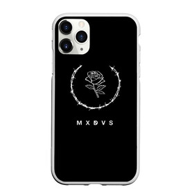 Чехол для iPhone 11 Pro матовый с принтом MXDVS в Екатеринбурге, Силикон |  | +32 | 32 | logo | mxdvs | бренд | бренд mxdvs | бренловые картинки | лого | лого mxdvs | логотип | логотип mxdvs | мхдвс | прикольные картинки | роза | шипы