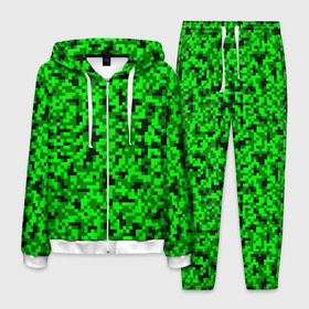 Мужской костюм 3D с принтом КАМУФЛЯЖ GREEN в Екатеринбурге, 100% полиэстер | Манжеты и пояс оформлены тканевой резинкой, двухслойный капюшон со шнурком для регулировки, карманы спереди | camouflage | армия | военная форма | военный | вооружение | вооруженные силы | защита | защитный цвет | зеленый | камуфляж | маскировка | салатовый | солдат | униформа | форма | хаки