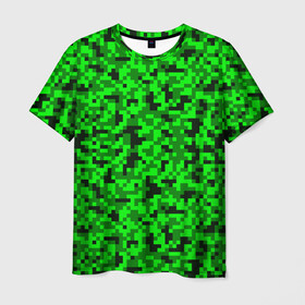 Мужская футболка 3D с принтом КАМУФЛЯЖ GREEN в Екатеринбурге, 100% полиэфир | прямой крой, круглый вырез горловины, длина до линии бедер | Тематика изображения на принте: camouflage | армия | военная форма | военный | вооружение | вооруженные силы | защита | защитный цвет | зеленый | камуфляж | маскировка | салатовый | солдат | униформа | форма | хаки