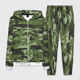 Мужской костюм 3D с принтом ВЯЗАННЫЙ КАМУФЛЯЖ в Екатеринбурге, 100% полиэстер | Манжеты и пояс оформлены тканевой резинкой, двухслойный капюшон со шнурком для регулировки, карманы спереди | camouflage | армия | военная форма | военный | вооружение | вооруженные силы | вязанный | защита | защитный цвет | зеленый | камуфляж | коричневый | маскировка | солдат | униформа | форма | хаки