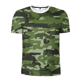 Мужская футболка 3D спортивная с принтом ВЯЗАННЫЙ КАМУФЛЯЖ в Екатеринбурге, 100% полиэстер с улучшенными характеристиками | приталенный силуэт, круглая горловина, широкие плечи, сужается к линии бедра | Тематика изображения на принте: camouflage | армия | военная форма | военный | вооружение | вооруженные силы | вязанный | защита | защитный цвет | зеленый | камуфляж | коричневый | маскировка | солдат | униформа | форма | хаки