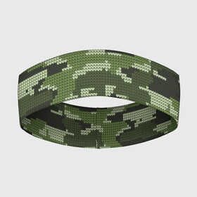 Повязка на голову 3D с принтом ВЯЗАННЫЙ КАМУФЛЯЖ в Екатеринбурге,  |  | camouflage | армия | военная форма | военный | вооружение | вооруженные силы | вязанный | защита | защитный цвет | зеленый | камуфляж | коричневый | маскировка | солдат | униформа | форма | хаки