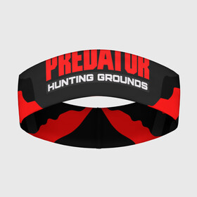 Повязка на голову 3D с принтом PREDATOR:HUNTING GROUNDS в Екатеринбурге,  |  | predator hunting grounds | predator. | охотничьи угодья | чужой против хищника
