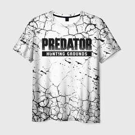 Мужская футболка 3D с принтом PREDATOR: HUNTING GROUNDS. в Екатеринбурге, 100% полиэфир | прямой крой, круглый вырез горловины, длина до линии бедер | Тематика изображения на принте: 90 е | predator | predator:hunting grounds | апгрейд | взгляд | воители | добыча | клыки | монстр | монстры | предатор | пришелец | против чужого | существо | фантастика | фэнтези | хищник