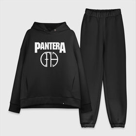 Женский костюм хлопок Oversize с принтом Pantera. в Екатеринбурге,  |  | pantera | американская метал группа | грув метал | группа | музыка | пантера | рок | рок группа