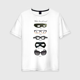 Женская футболка хлопок Oversize с принтом Arrow Girls в Екатеринбурге, 100% хлопок | свободный крой, круглый ворот, спущенный рукав, длина до линии бедер
 | arrow | vdzabma | стрела