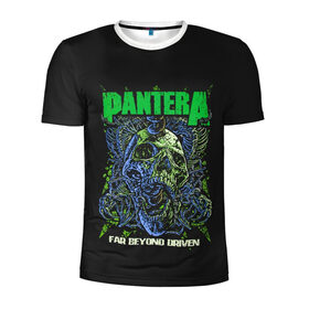 Мужская футболка 3D спортивная с принтом PANTERA в Екатеринбурге, 100% полиэстер с улучшенными характеристиками | приталенный силуэт, круглая горловина, широкие плечи, сужается к линии бедра | 1980 | 1990 | 80 | 80 е | 90 | cowboys | hell | metal | music | pantera | panther | retro | rock | метал | музыка | пантера | ретро | рок