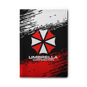 Обложка для автодокументов с принтом Umbrella Corporation. в Екатеринбурге, натуральная кожа |  размер 19,9*13 см; внутри 4 больших “конверта” для документов и один маленький отдел — туда идеально встанут права | Тематика изображения на принте: resident evil | umbrella corporation | амбрелла | амбрелла корпорейшн | вирус | вымышленная военная и фармацевтическая корпорация | игра | умбрелла