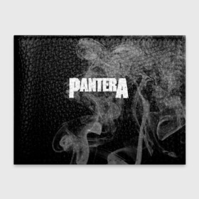 Обложка для студенческого билета с принтом Pantera. в Екатеринбурге, натуральная кожа | Размер: 11*8 см; Печать на всей внешней стороне | pantera | американская метал группа | грув метал | группа | музыка | пантера | рок | рок группа
