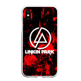 Чехол для iPhone XS Max матовый с принтом Linkin Park в Екатеринбурге, Силикон | Область печати: задняя сторона чехла, без боковых панелей | chester bennington | linkin park | rock | группа | линкин парк | логотип | музыка | рок | рок н ролл | честер беннингтон | эмблема