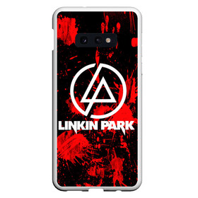 Чехол для Samsung S10E с принтом Linkin Park в Екатеринбурге, Силикон | Область печати: задняя сторона чехла, без боковых панелей | chester bennington | linkin park | rock | группа | линкин парк | логотип | музыка | рок | рок н ролл | честер беннингтон | эмблема