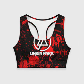 Женский спортивный топ 3D с принтом Linkin Park в Екатеринбурге, 82% полиэстер, 18% спандекс Ткань безопасна для здоровья, позволяет коже дышать, не мнется и не растягивается |  | chester bennington | linkin park | rock | группа | линкин парк | логотип | музыка | рок | рок н ролл | честер беннингтон | эмблема