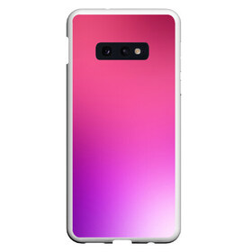 Чехол для Samsung S10E с принтом Нежный цвет в Екатеринбурге, Силикон | Область печати: задняя сторона чехла, без боковых панелей | красный | нежный цвет | плавный переход | фиолетовый