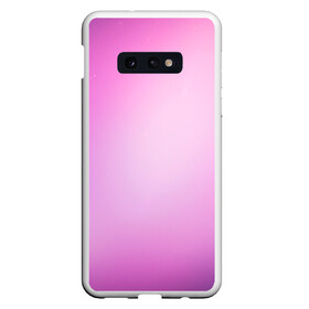 Чехол для Samsung S10E с принтом Нежный фиолет в Екатеринбурге, Силикон | Область печати: задняя сторона чехла, без боковых панелей | нежный цвет | плавный переход | розовый | фиолетовый