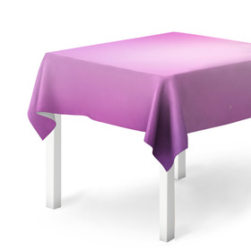 Скатерть 3D с принтом Нежный фиолет в Екатеринбурге, 100% полиэстер (ткань не мнется и не растягивается) | Размер: 150*150 см | нежный цвет | плавный переход | розовый | фиолетовый