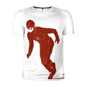 Мужская футболка 3D спортивная с принтом The Flash в Екатеринбурге, 100% полиэстер с улучшенными характеристиками | приталенный силуэт, круглая горловина, широкие плечи, сужается к линии бедра | Тематика изображения на принте: barry allen | the flash | vdzabma | барри аллен | флэш