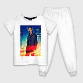 Детская пижама хлопок с принтом The Flash в Екатеринбурге, 100% хлопок |  брюки и футболка прямого кроя, без карманов, на брюках мягкая резинка на поясе и по низу штанин
 | barry allen | the flash | vdzabma | барри аллен | флэш