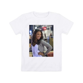 Детская футболка хлопок с принтом Iris West в Екатеринбурге, 100% хлопок | круглый вырез горловины, полуприлегающий силуэт, длина до линии бедер | iris west | the flash | vdzabma | айрис уэст | флэш