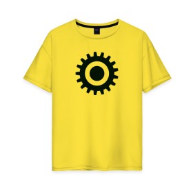 Женская футболка хлопок Oversize с принтом Заводной апельсин в Екатеринбурге, 100% хлопок | свободный крой, круглый ворот, спущенный рукав, длина до линии бедер
 | 