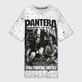 Платье-футболка 3D с принтом Pantera в Екатеринбурге,  |  | heavy metal | pantera | rock music | гранж | металл | музыка | нео | пантера | пауэр | пост | постпанк | ривайвл | рок | трэш | хард | хеви