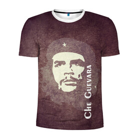 Мужская футболка 3D спортивная с принтом Че Гевара в Екатеринбурге, 100% полиэстер с улучшенными характеристиками | приталенный силуэт, круглая горловина, широкие плечи, сужается к линии бедра | che guevara | исторические личности | революция | че гевара