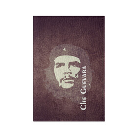 Обложка для паспорта матовая кожа с принтом Че Гевара в Екатеринбурге, натуральная матовая кожа | размер 19,3 х 13,7 см; прозрачные пластиковые крепления | che guevara | исторические личности | революция | че гевара
