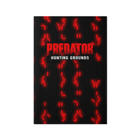 Обложка для паспорта матовая кожа с принтом PREDATOR: HUNTING GROUNDS. в Екатеринбурге, натуральная матовая кожа | размер 19,3 х 13,7 см; прозрачные пластиковые крепления | 90 е | predator | predator:hunting grounds | апгрейд | взгляд | воители | добыча | клыки | монстр | монстры | предатор | пришелец | против чужого | существо | фантастика | фэнтези | хищник