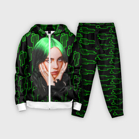 Детский костюм 3D с принтом BILLIE EILISH в Екатеринбурге,  |  | bad | bill | billie | eil | eili | eilish | guy | music | ocean | айлиш | айлишь | беляш | бил | билли | девочке | девушке | женщине | мальчику | мужчине | музыка | музыкант | парню | певица | эйл | эйли | эйлиш | эйлишь