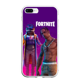 Чехол для iPhone 7Plus/8 Plus матовый с принтом Travis Scott Fortnite в Екатеринбурге, Силикон | Область печати: задняя сторона чехла, без боковых панелей | 23 24 апреля | astronomical | epic games | fortnite | travis scott | концерт | концерт рэпера трэвиса скотта в fortnite | скин travis scott | тревис | трэвис скот | трэвис скотт | фортнайт