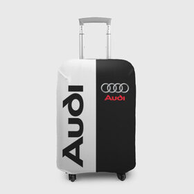 Чехол для чемодана 3D с принтом AUDI |  АУДИ в Екатеринбурге, 86% полиэфир, 14% спандекс | двустороннее нанесение принта, прорези для ручек и колес | audi | auto | rs | sport | авто | автомобиль | автомобильные | ауди | бренд | марка | машины | спорт