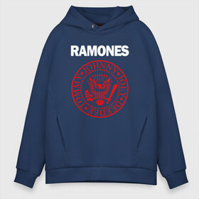 Мужское худи Oversize хлопок с принтом RAMONES в Екатеринбурге, френч-терри — 70% хлопок, 30% полиэстер. Мягкий теплый начес внутри —100% хлопок | боковые карманы, эластичные манжеты и нижняя кромка, капюшон на магнитной кнопке | Тематика изображения на принте: america | ramones | rock | usa | америка | джонни рамон | джоуи рамон | ди ди рамон | клем бурк | кристофер уорд | марки рамон | рамоунз | ричи рамон | рок | сша | томми рамон