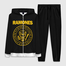 Женский костюм 3D с принтом RAMONES в Екатеринбурге,  |  | america | ramones | rock | usa | америка | джонни рамон | джоуи рамон | ди ди рамон | клем бурк | кристофер уорд | марки рамон | рамоунз | ричи рамон | рок | сша | томми рамон