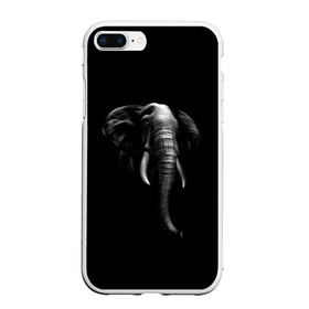 Чехол для iPhone 7Plus/8 Plus матовый с принтом Слон в Екатеринбурге, Силикон | Область печати: задняя сторона чехла, без боковых панелей | арт | животные | звери | слон | слоны