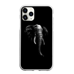 Чехол для iPhone 11 Pro Max матовый с принтом Слон в Екатеринбурге, Силикон |  | арт | животные | звери | слон | слоны