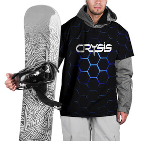 Накидка на куртку 3D с принтом CRYSIS в Екатеринбурге, 100% полиэстер |  | action | crysis | cryteck | броня | кризис | шутер