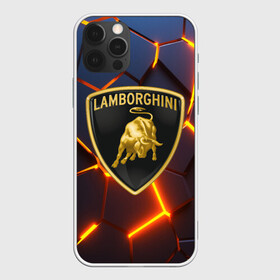 Чехол для iPhone 12 Pro Max с принтом LAMBORGHINI | ЛАМБОРГИНИ в Екатеринбурге, Силикон |  | abstraction | auto | brand | geometry | hexagon | lamborghini | neon | paints | sport | stripes | texture | triangle | абстракция | авто | автомобиль | автомобильные | бренд | брызги | геометрия | краски | ламборгини | марка | машины | неон | неоновый