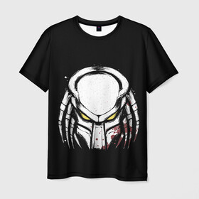 Мужская футболка 3D с принтом Predator в Екатеринбурге, 100% полиэфир | прямой крой, круглый вырез горловины, длина до линии бедер | alien | arnold | dutch | grounds | horror | hunting | predator | schwarzenegger | арнольд | голландец | датч | инопланетянин | ужасы | хищник | чужой | шварценеггер