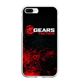 Чехол для iPhone 7Plus/8 Plus матовый с принтом GEARS TACTICS в Екатеринбурге, Силикон | Область печати: задняя сторона чехла, без боковых панелей | gears 5 | gears of war | gears tactics