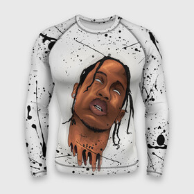 Мужской рашгард 3D с принтом TRAVIS SCOTT в Екатеринбурге,  |  | america | astroworld | cactus jack | rap | travis scott | usa | wish you were here | америка | зарубежный реп | кактус джек | реп | сша | трэвис скотт