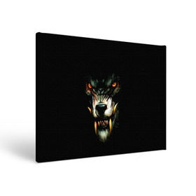 Холст прямоугольный с принтом Werewolf в Екатеринбурге, 100% ПВХ |  | black | eyes | fangs | grin | jaw | muzzle | nose | teeth | view | werewolf | взгляд | глаза | зубы | клыки | нос | оборотень | оскал | пасть