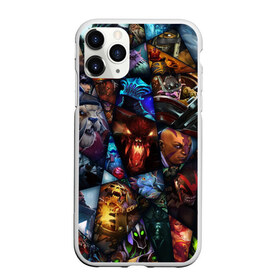 Чехол для iPhone 11 Pro матовый с принтом Герои Dota 2 в Екатеринбурге, Силикон |  | Тематика изображения на принте: cs go | dota 2 | lina | navi | puck | razor | shadow fiend | steam | video games | virtus pro | видео игры | демоны | дота 2 | киберспорт | молния | скелеты